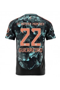 Bayern Munich Raphael Guerreiro #22 Jalkapallovaatteet Vieraspaita 2024-25 Lyhythihainen